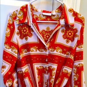 Beautiful long tunic style front tie